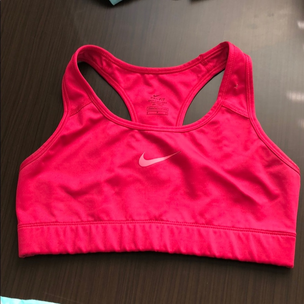 Hot Pink Nike Sports Bra